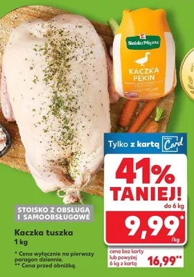 Kaczka tuszka promocja w Kaufland