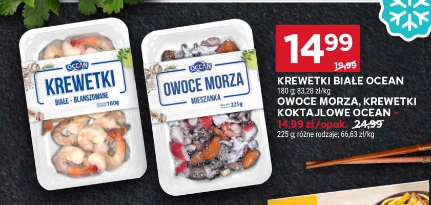 Krewetki białe Ocean promocja w Stokrotka