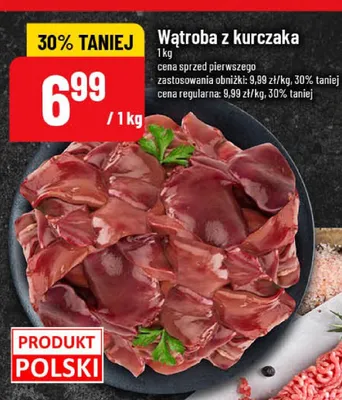 Wątroba z kurczaka promocja w POLOmarket