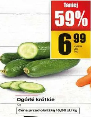 Ogórki krótkie promocja w Supeco