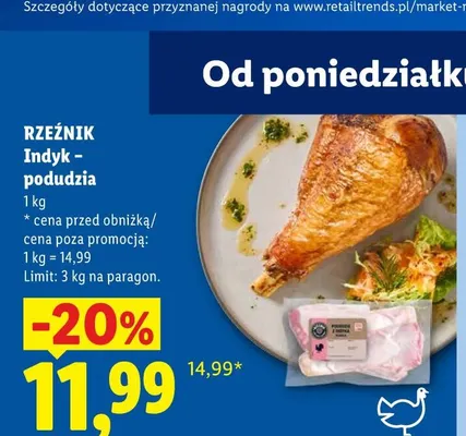 Indyk - podudzia Rzeźnik promocja w Lidl