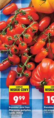 Pomidor mini San Marzano na gałązce promocja w Biedronka