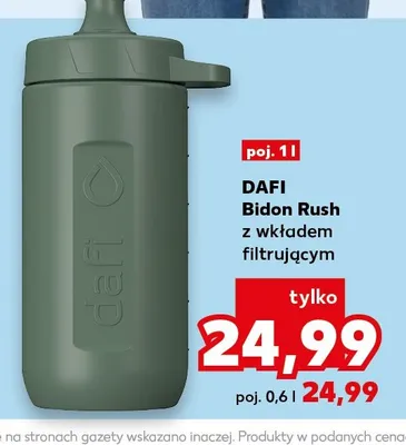 Bidon Dafi Rush z wkładem filtrującym 1 l promocja w BACK TO SCHOOL