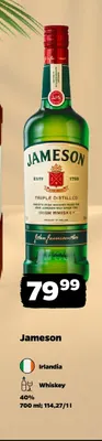 Whiskey Jameson promocja w Netto