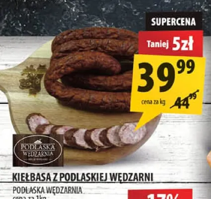 Kiełbasa z Podlaskiej Wędzarni promocja w Arhelan