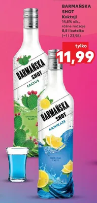 Koktajl Barmańska Shot Cactus promocja w Kaufland