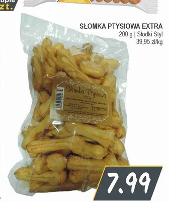 Słomka ptysiowa extra promocja w Słoneczko