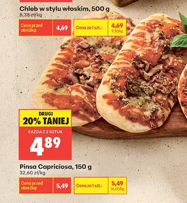 Pinsa Capriciosa promocja w Biedronka