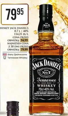 Whiskey Jack Daniel's promocja w Dino