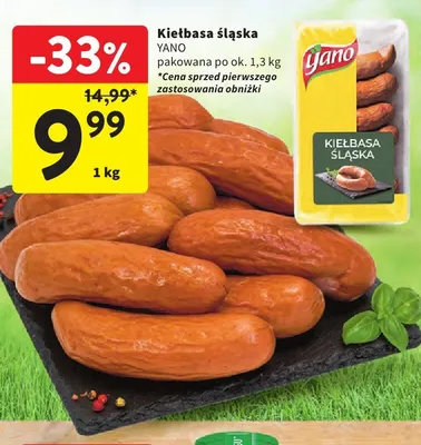Kiełbasa myśliwska Nove promocja w Intermarche