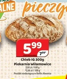 Chleb IG Piekarnia Wilamowice promocja w Delfin