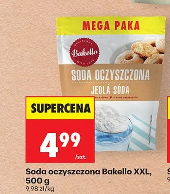 Soda oczyszczona Bakello XXL promocja w Biedronka