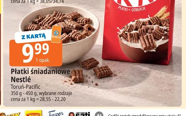 Płatki śniadaniowe KitKat Nestlé promocja w Leclerc