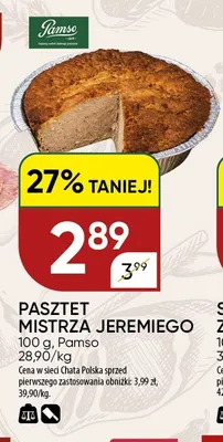 Pasztet Mistrza Jeremiego Pamso promocja w Chata Polska