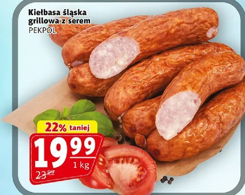 Kiełbasa śląska grillowa z serem Pekpol promocja w Prim Market