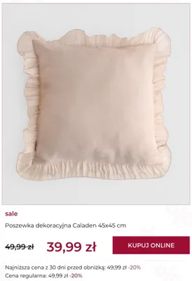 Poszewka dekoracyjna Caladen 45x45 cm home & you promocja w home&you