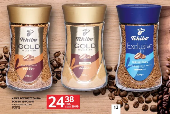 Kawa rozpuszczalna Tchibo Exclusive Original promocja w Selgros