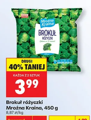 Brokuł różyczki Mrźożna Kraina promocja w Biedronka