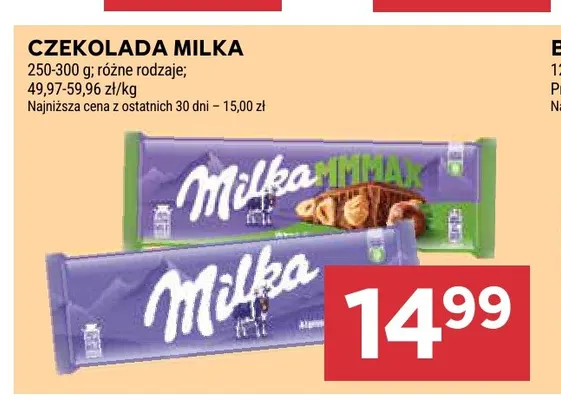 Czekolada Milka promocja w Stokrotka