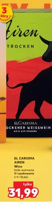 Wino El Carisma Airen promocja w Kaufland