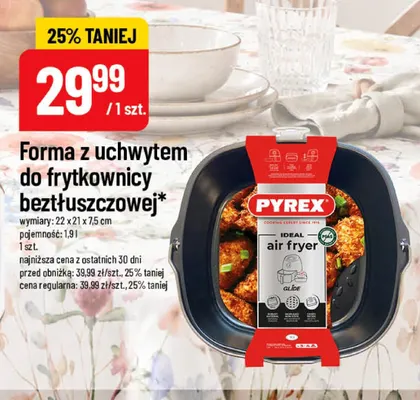 Forma z uchwytem do frytkownicy beztłuszczowej Pyrex promocja w POLOmarket