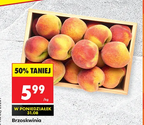 Brzoskwinie promocja w Biedronka