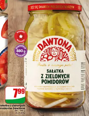 Sałatka z zielonych pomidorów Dawtona promocja w Dino