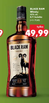 Whisky Black Ram promocja w Kaufland