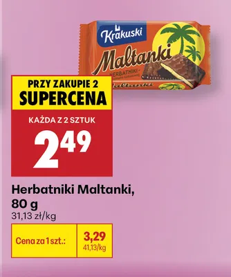 Herbatniki Maltanki Krakuski promocja w Biedronka