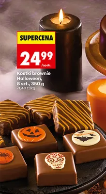 Kostki brownie Halloween 8 szt. promocja w Biedronka