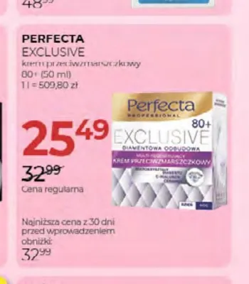 Krem do twarzy przeciwzmarszczkowy 80+ Perfecta Exclusive promocja w Drogerie Jawa
