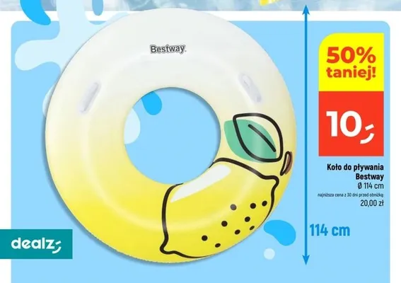 Koło do pływania Bestway promocja w Dealz