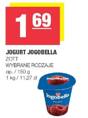 Jogurt Jogobella Zott promocja w SPAR