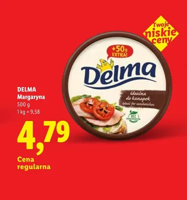 Margaryna Delma promocja w Lidl