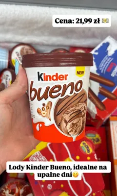 Lody Kinder Bueno promocja w Dino