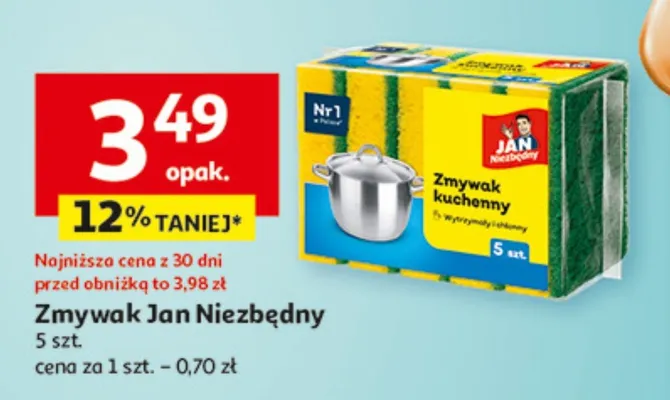 Zmywak Jan Niezbędny promocja w Auchan