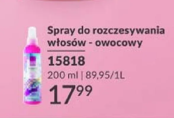 Spray do rozczesywania włosów - owocowy promocja w AVON