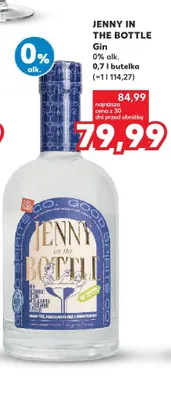 Gin bezalkoholowy Jenny in the Bottle promocja w Kaufland