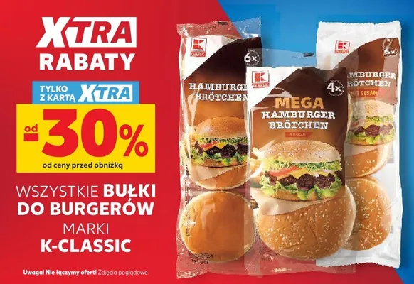 Bułki do burgerów K-Classic promocja w Kaufland
