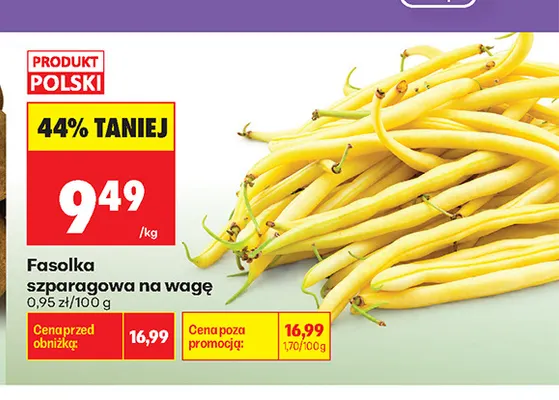 Fasolka szparagowa promocja w Biedronka