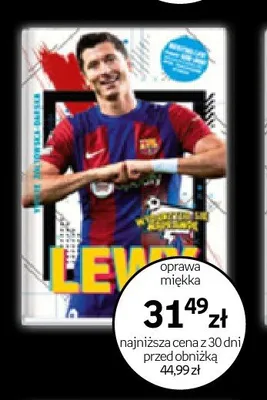 Książka Lewandowski oprawa miękka promocja w Empik