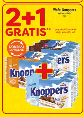Wafel Knoppers Peanut 3-pak promocja w POLOmarket