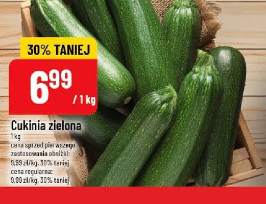 Cukinia zielona promocja w POLOmarket