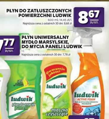 Płyn do zatłuszczonych powierzchni Ludwik promocja w Stokrotka