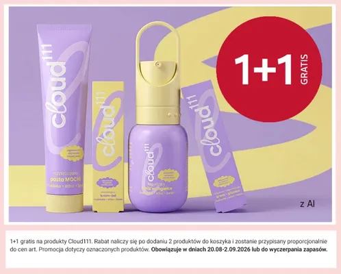 Produkty Cloud111 promocja w Rossmann