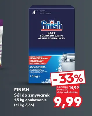 Sól do zmywarki Finish promocja w Kaufland