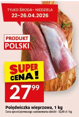 Polędwiczka wieprzowa promocja w Twój Market