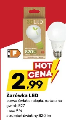 Żarówka LED barwa światła: ciepła, naturalna promocja w Bricomarche