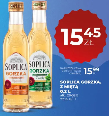Wódka Soplica z Miętą promocja w Duży Ben