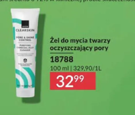 Żel do mycia twarzy oczyszczający pory Avon promocja w AVON